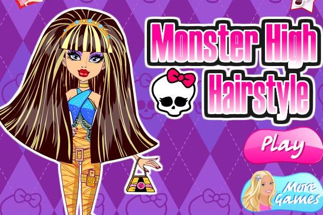 monster high hairstyle girls game